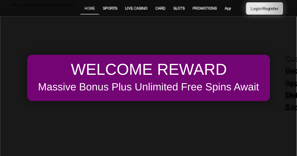UWin Casino welcome bonus